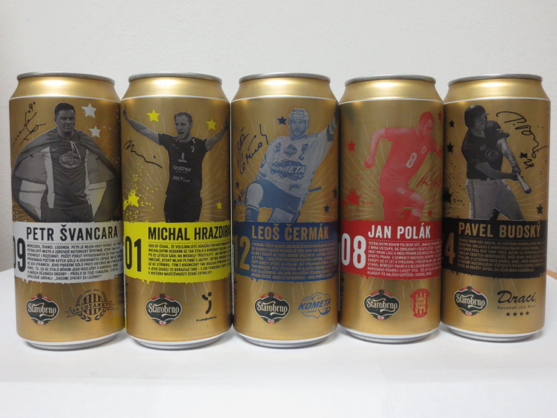 Starobrno MEDIUM Morava fandíme srdcem 08 JAN POLÁK (40cl)