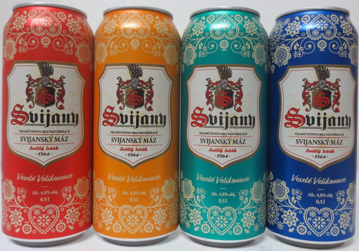 Svijany SVIJANSKÝ MÁZ Veselé Velikonoce (50cl) (B/O) žluté