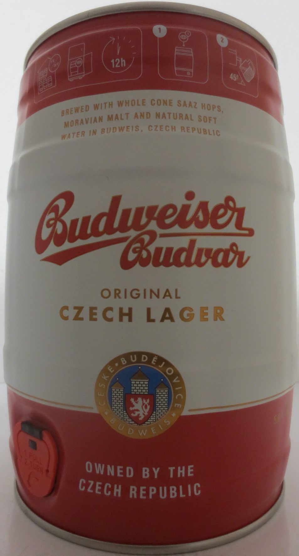 Budweiser Budvar ORIGINAL CZECH LAGER (5L) č.5