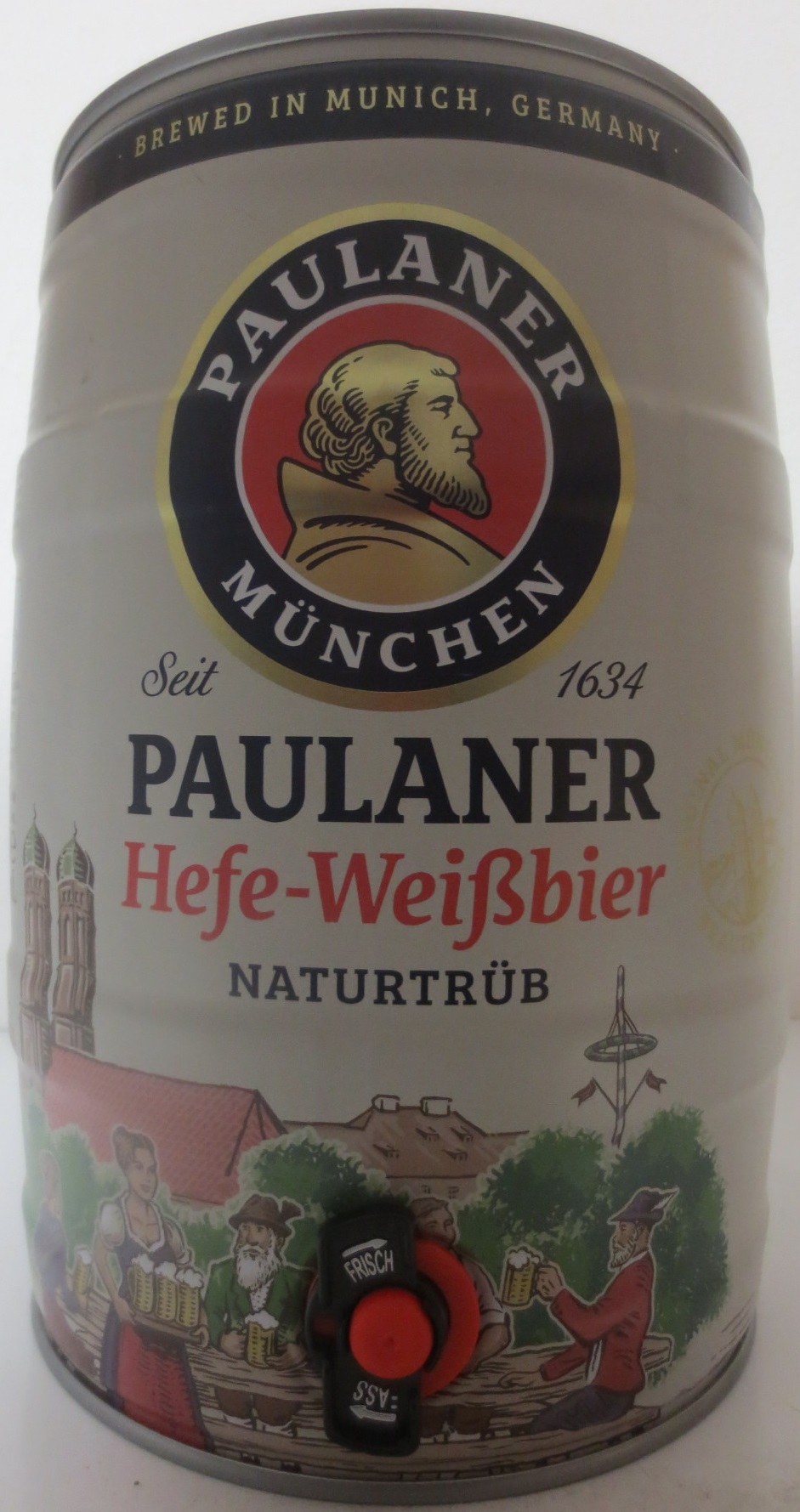 PAULANER MÜNCHEN Hefe-Weißbier NATURTRÜB (5L) Nr.2