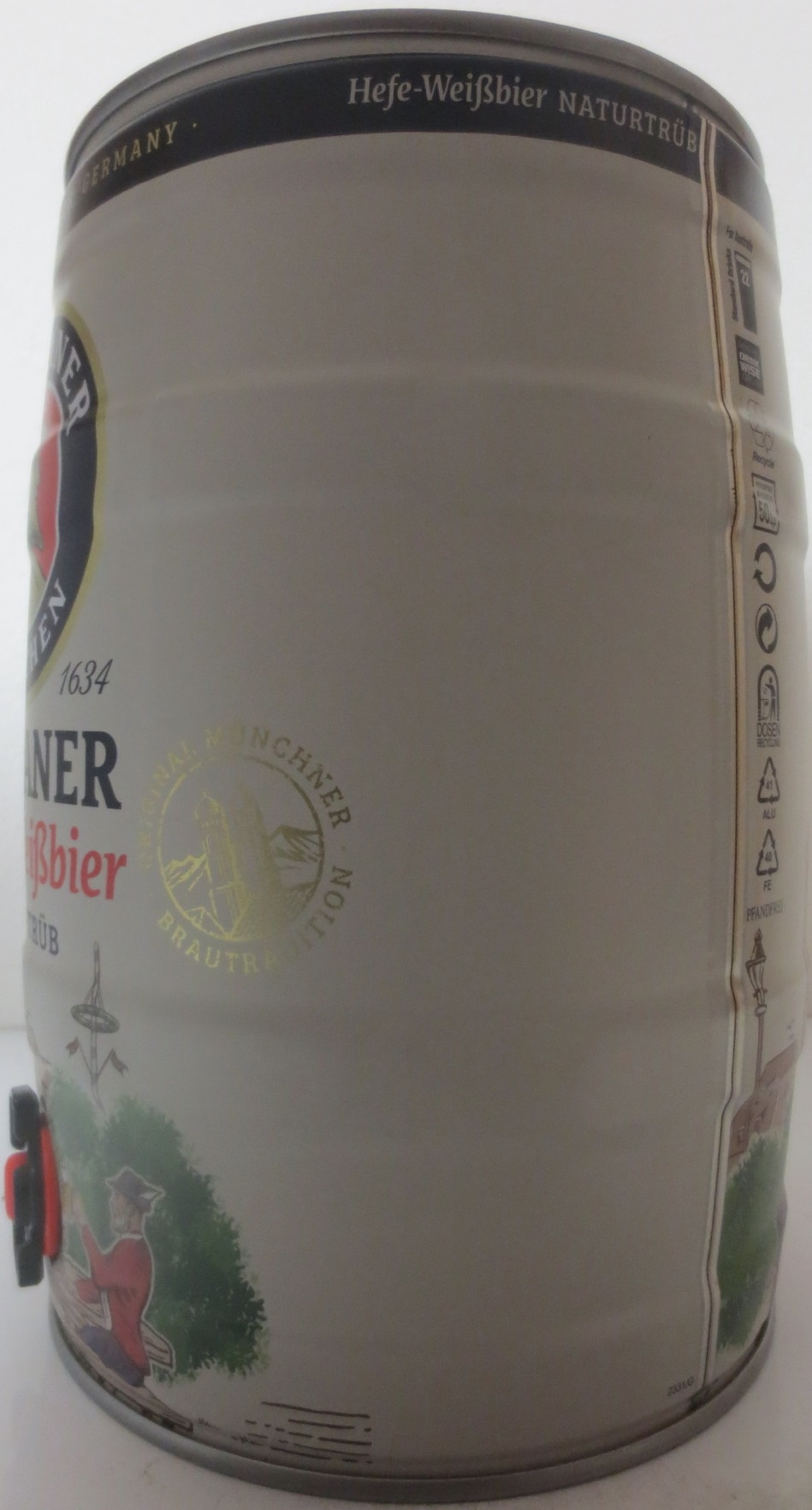 PAULANER MÜNCHEN Hefe-Weißbier NATURTRÜB (5L) Nr.2