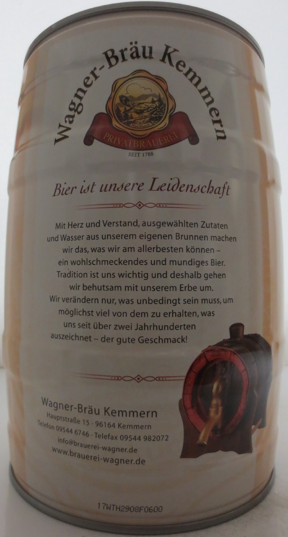 Wagner-Bräu Kemmern www.brauerei-wagner.de (5L) Nr.1