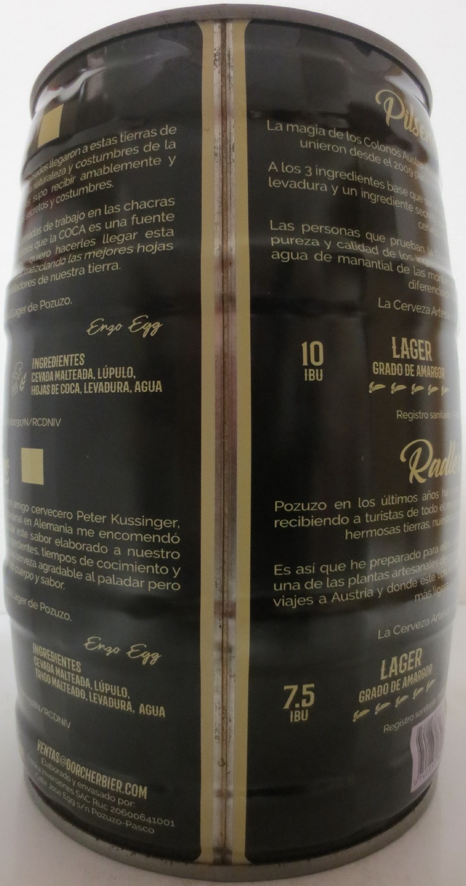 DÖRCHER BIER POZUZO PERU (5L) Nr.1 