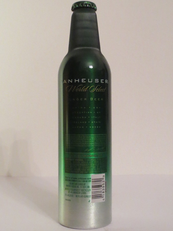 ANHEUSER World Select LAGER BEER Nr.50029