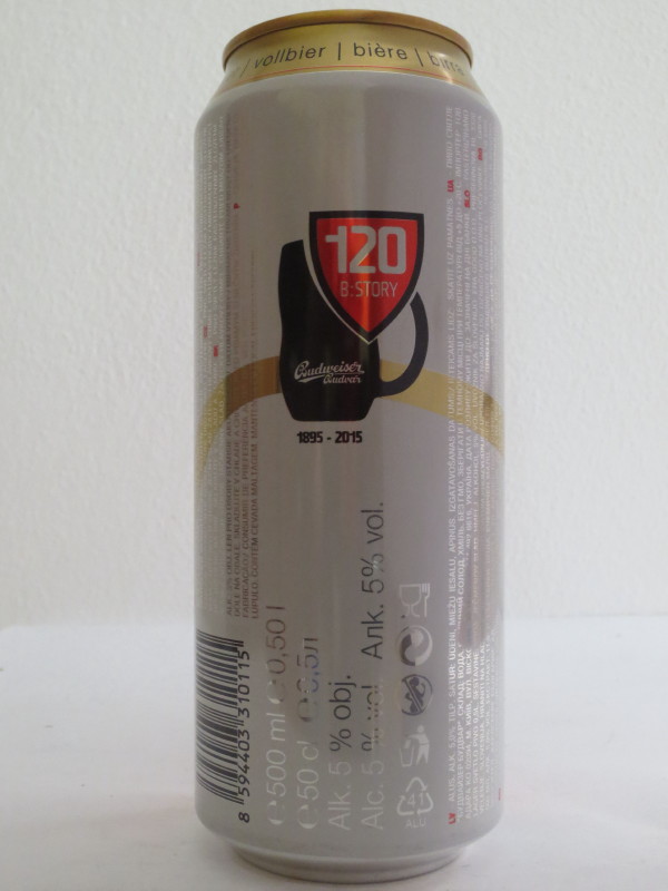 Budweiser Budvar 120 B:STORY 1895-2015 (50cl) (B/O)