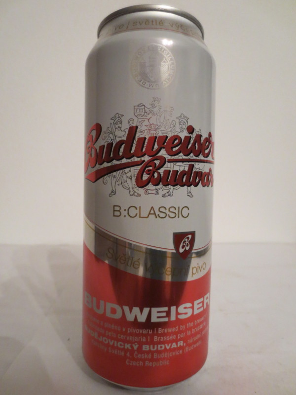 Budweiser Budvar B:CLASSIC světlé výčepní pivo (50cl) (B/O)
