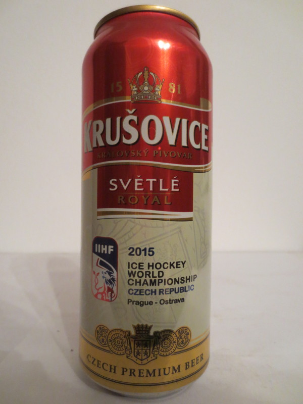 KRUŠOVICE SVĚTLÉ ROYAL 2015 IIHF (50cl) (B/O)