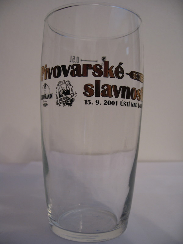 Pivovarské slavnosti 15.9.2001 ÚSTÍ NAD LABEM (0,5L)