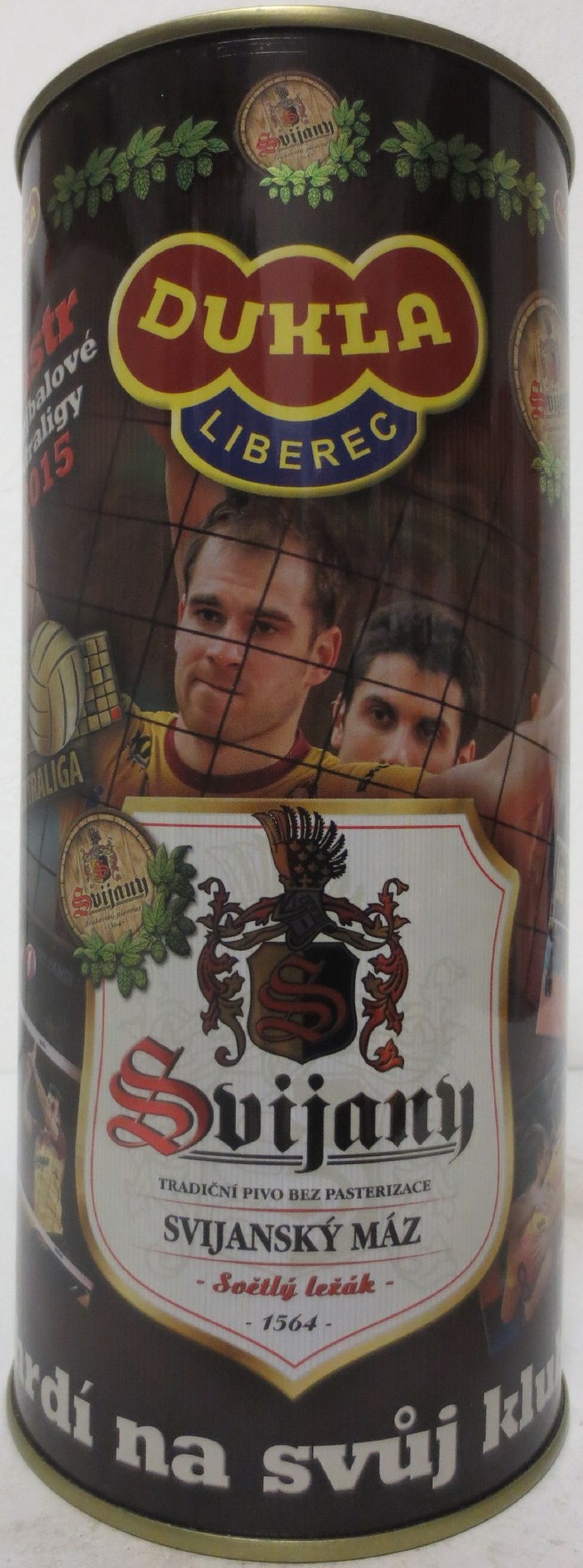 Svijany SVIJANSKÝ MÁZ Světlý ležák DUKLA LIBEREC (200cl) č.1