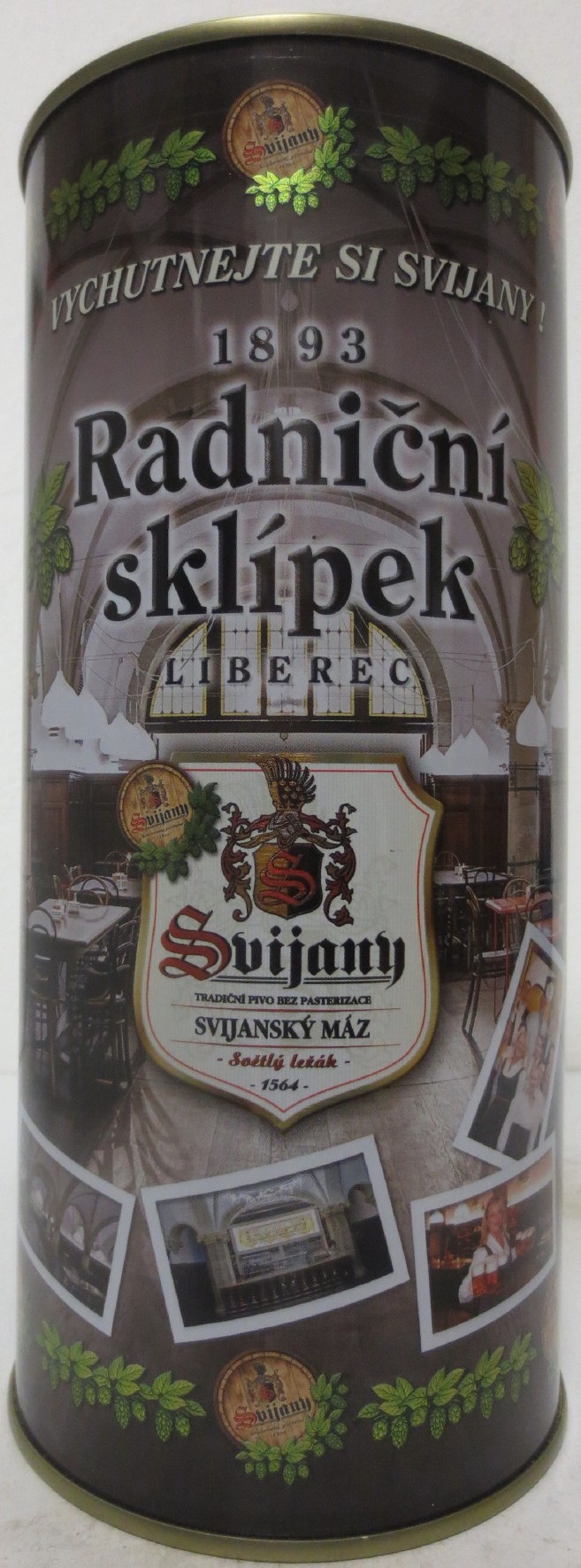 Svijany SVIJANSKÝ MÁZ Světlý ležák Radniční sklípek Liberec (200cl) č.1