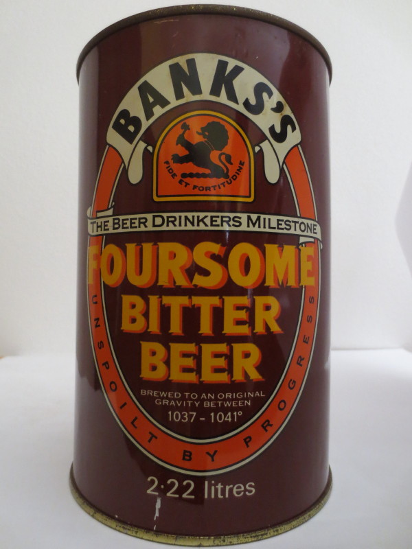 BANKS´S FOURSOME BITTER BEER (222cl) Nr.1