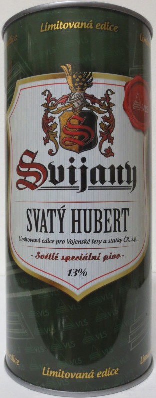 Svijany SVATÝ HUBERT Světlé speciální pivo 13% (200cl) č.1 