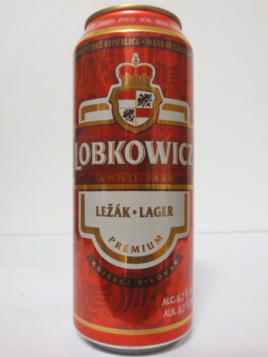 LOBKOWICZ LEŽÁK LAGER PREMIUM KNÍŽECÍ PIVOVAR (50cl) (B/O)