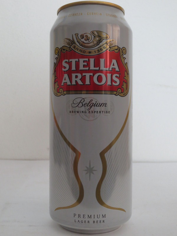 STELLA ARTOIS Belgium BREWING EXPERTISE PREMIUM LAGER BEER (50cl) (B/O) (CZ)