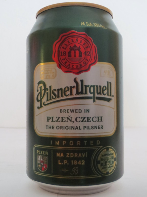 Pilsner Urquell BREWED IN PLZEŇ,CZECH THE ORIGINAL PILSNER IMPORTED (33cl) (T-O) č.1