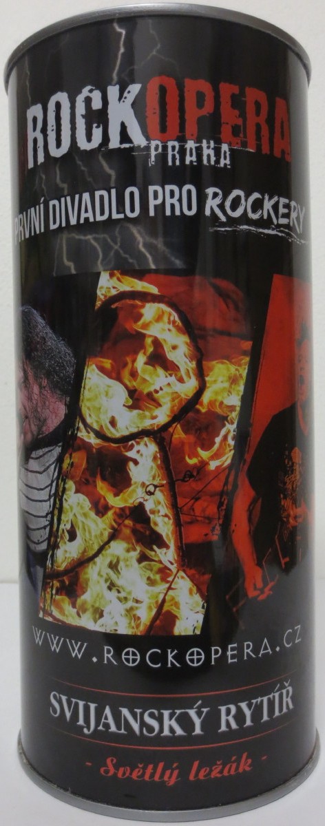 Svijany SVIJANSKÝ RYTÍŘ Světlý ležák ROCKOPERA PRAHA (200cl) č.1 