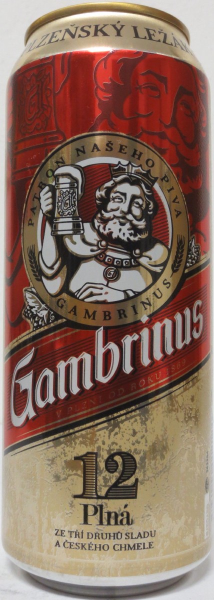 Gambrinus 12 Plná (CZ+SK) (50cl) (B/O) č.1