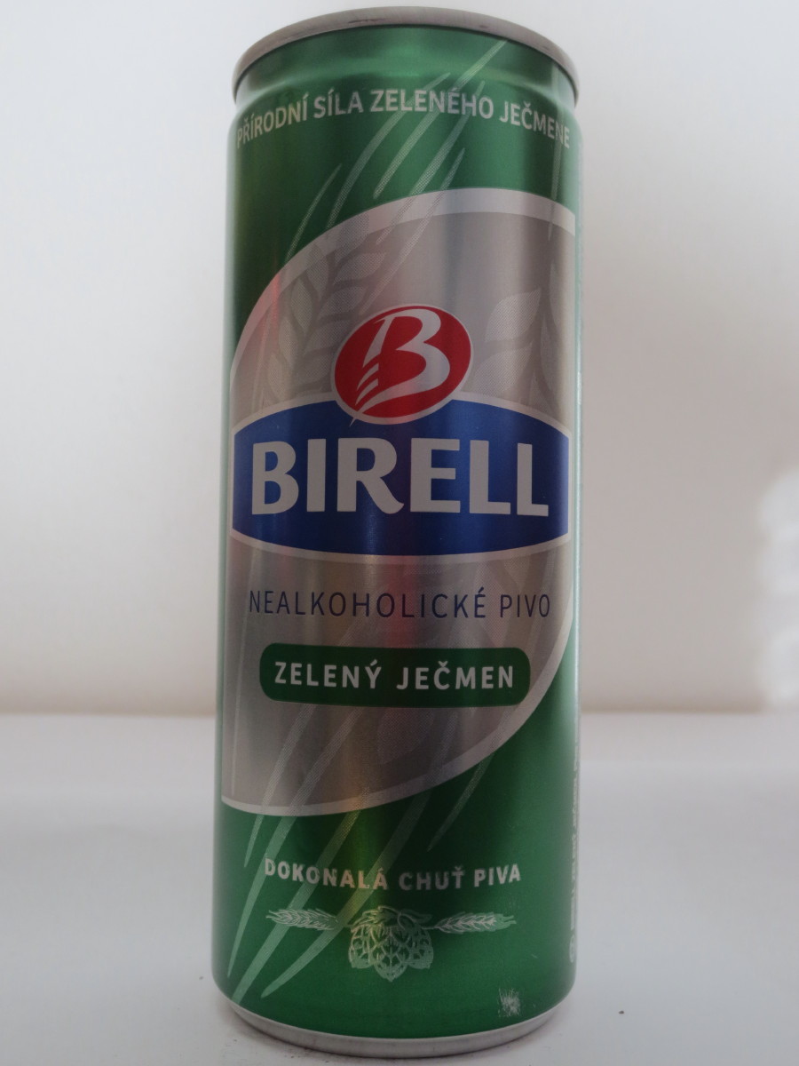 BIRELL NEALKOHOLICKÉ PIVO ZELENÝ JEČMEN (25cl) (B/O)