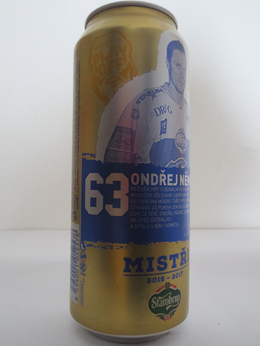 Starobrno MEDIUM Morava MISTŘI 2016-2017 KOMETA - 63 - ONDŘEJ NĚMEC (50cl) (B/O)