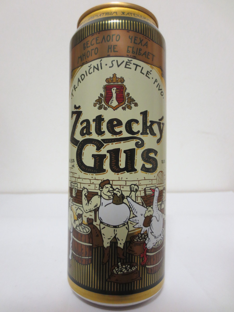 Žatecký Gus TRADIČNÍ.SVĚTLÉ.PIVO (45cl) (B/O) č.2/6