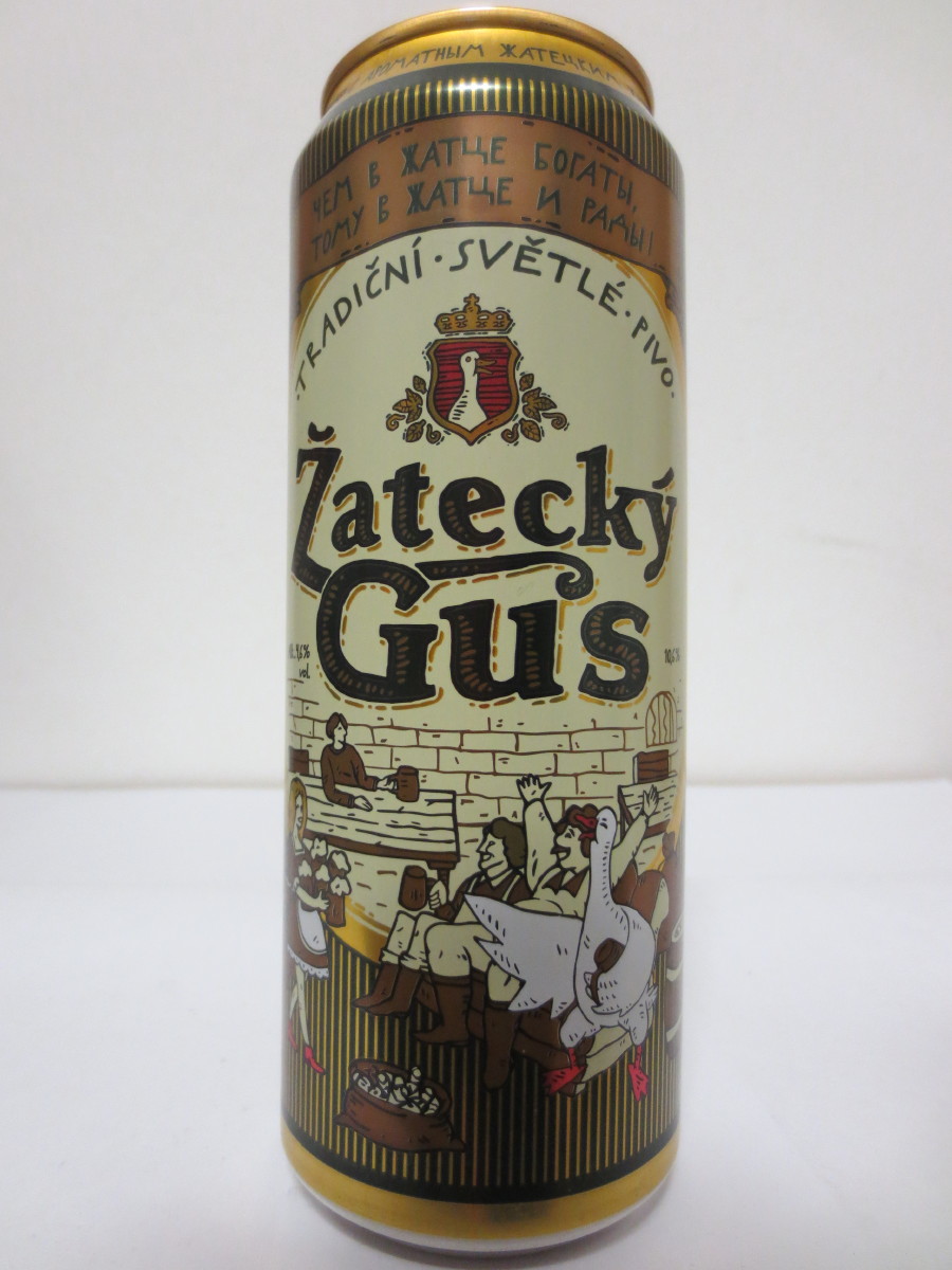 Žatecký Gus TRADIČNÍ.SVĚTLÉ.PIVO (45cl) (B/O) č.4/6