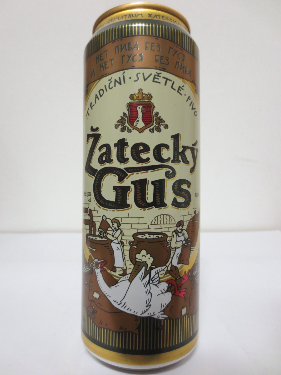 Žatecký Gus TRADIČNÍ.SVĚTLÉ.PIVO (45cl) (B/O) č.5/6