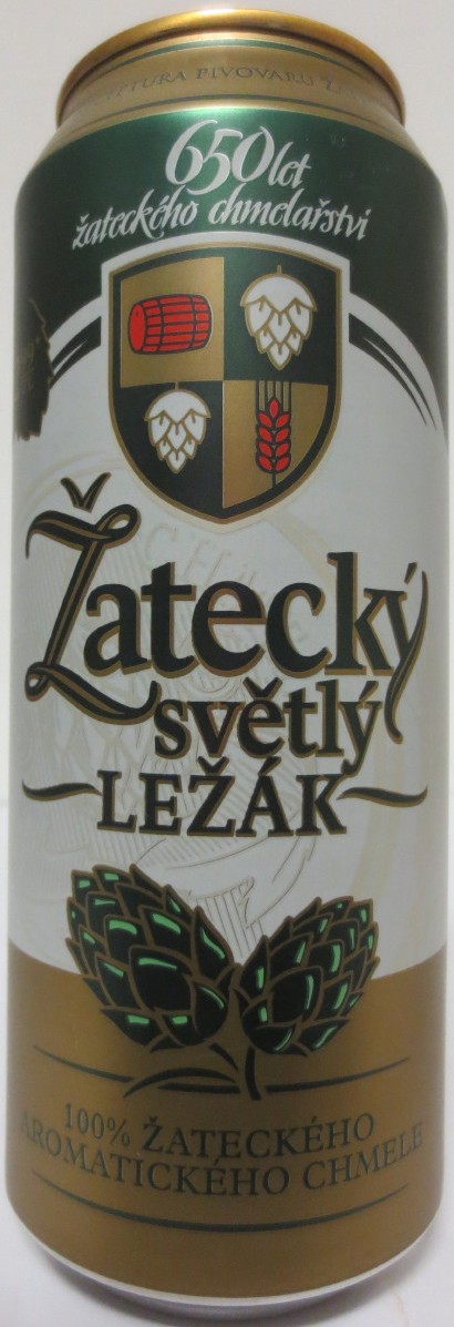 Žatecký světlý LEŽÁK 100% ŽATECKÉHO AROMATICKÉHO CHMELE (50cl) (T/O) č.1