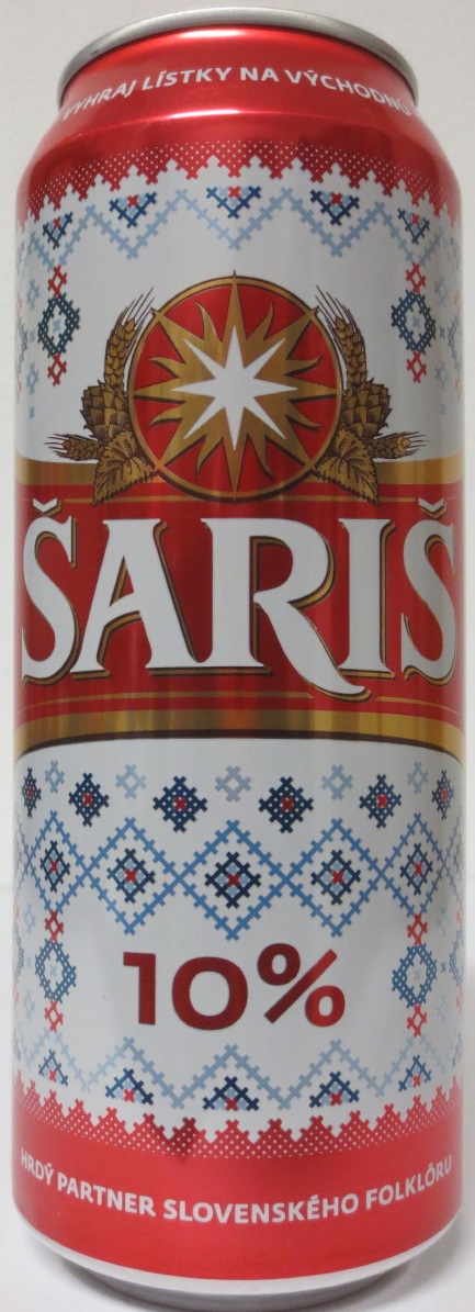 ŠARIŠ 10% (50cl) (B/O)