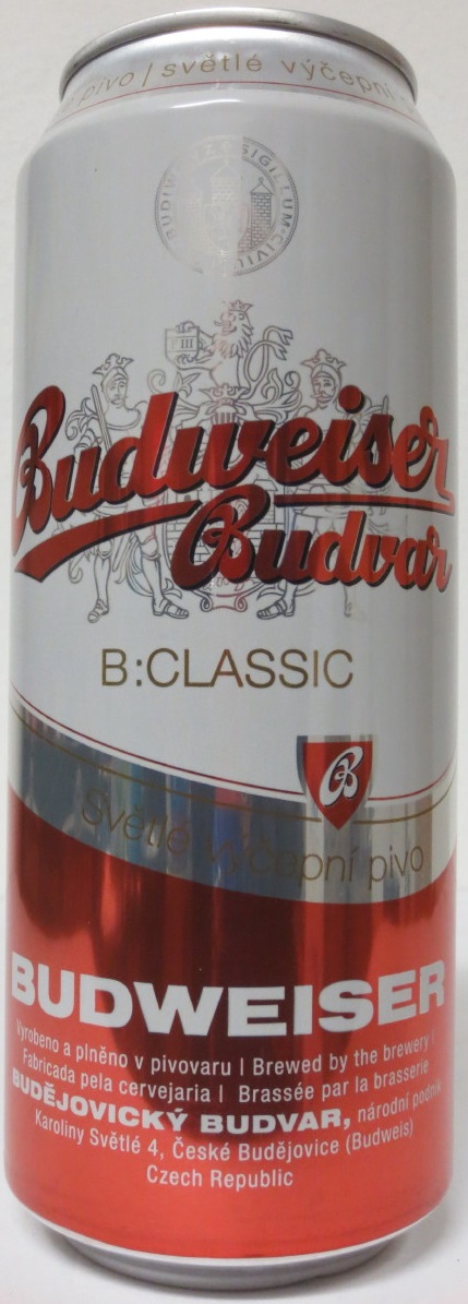 Budweiser Budvar B:CLASSIC světlé výčepní pivo (50cl) (B/O) č.3
