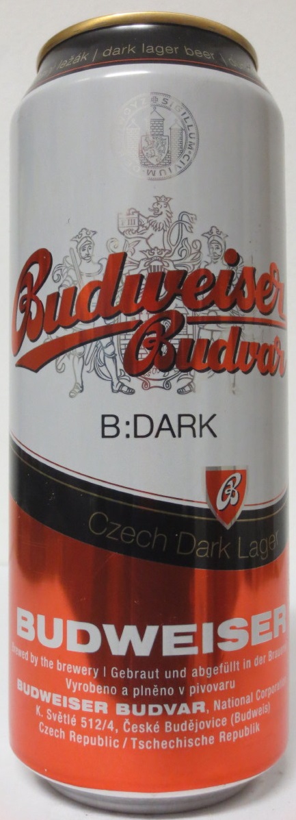 Budweiser Budvar B:DARK Czech Dark Lager (50cl) (B/O) č.3