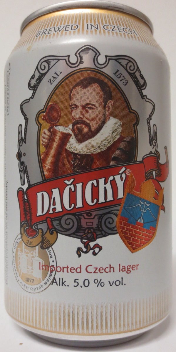 DAČICKÝ Imported Czech lager Alk. 5,0% vol. (33cl) (B/O)