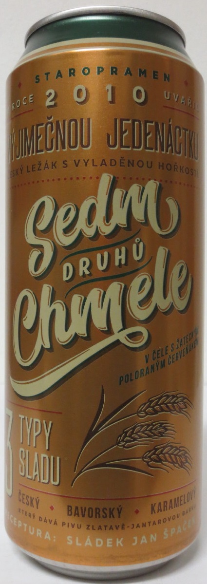 Staropramen Jedenáctka Sedm DRUHŮ Chmele (50cl) (B/O)