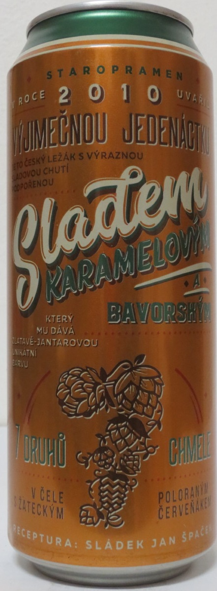 Staropramen Jedenáctka Sladem KARAMELOVÝM A BAVORSKÝM (50cl) (B/O)