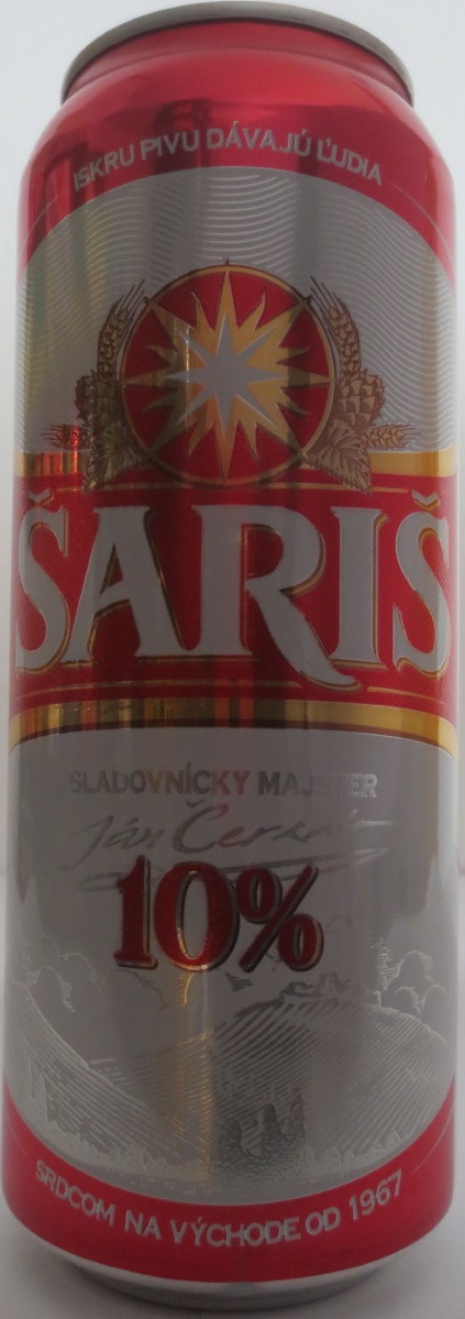 ŠARIŠ 10% (50cl) (B/O) č.1