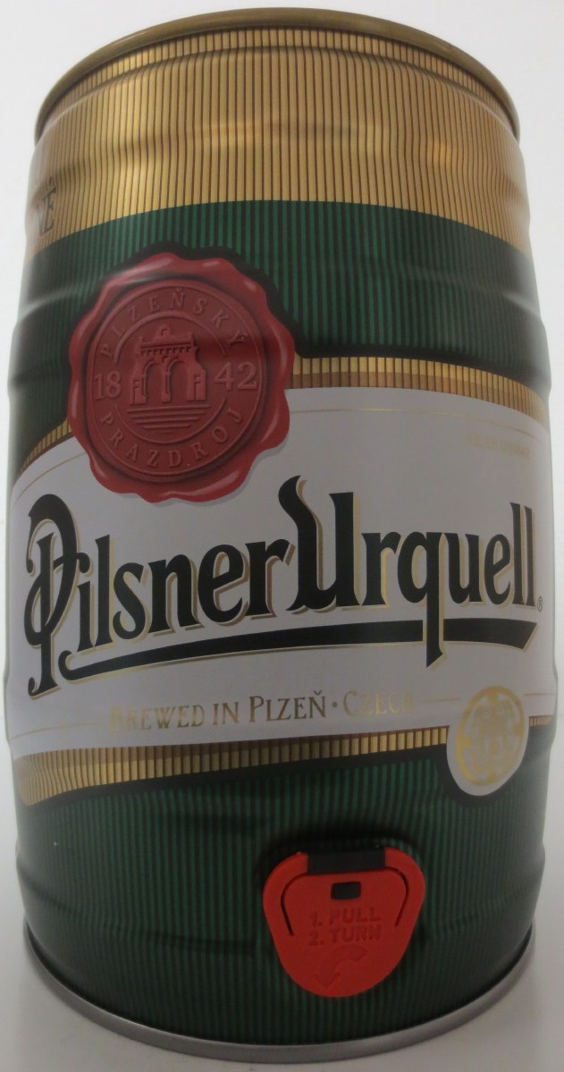 Pilsner Urquell BREWED IN PLZEŇ.CZECH (5L) č.7b
