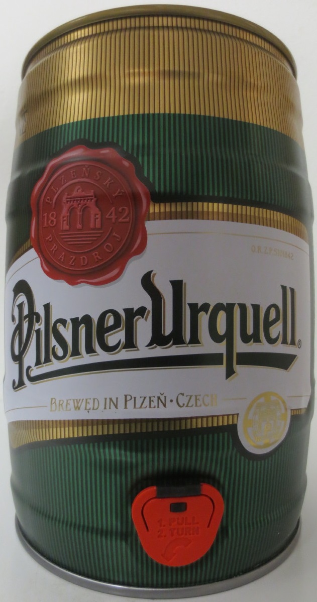 Pilsner Urquell BREWED IN PLZEŇ.CZECH (5L) č.7c