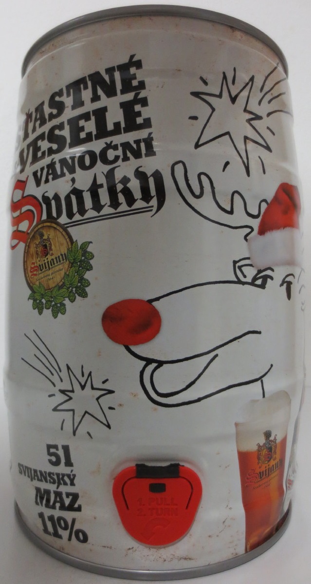 ŠTASTNÉ & VESELÉ VÁNOČNÍ Svátky 5l SVIJANSKÝ MÁZ 11% (5L) č.1