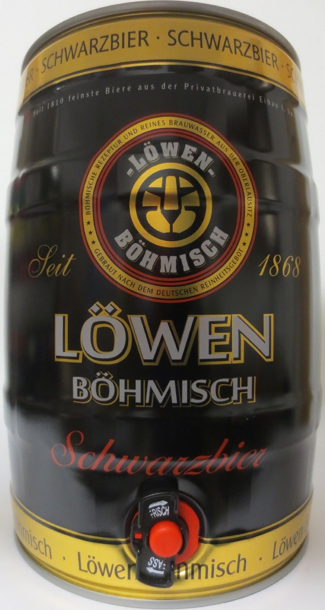 LÖWEN BÖHMISCH Schwarzbier (5L) Nr.1 