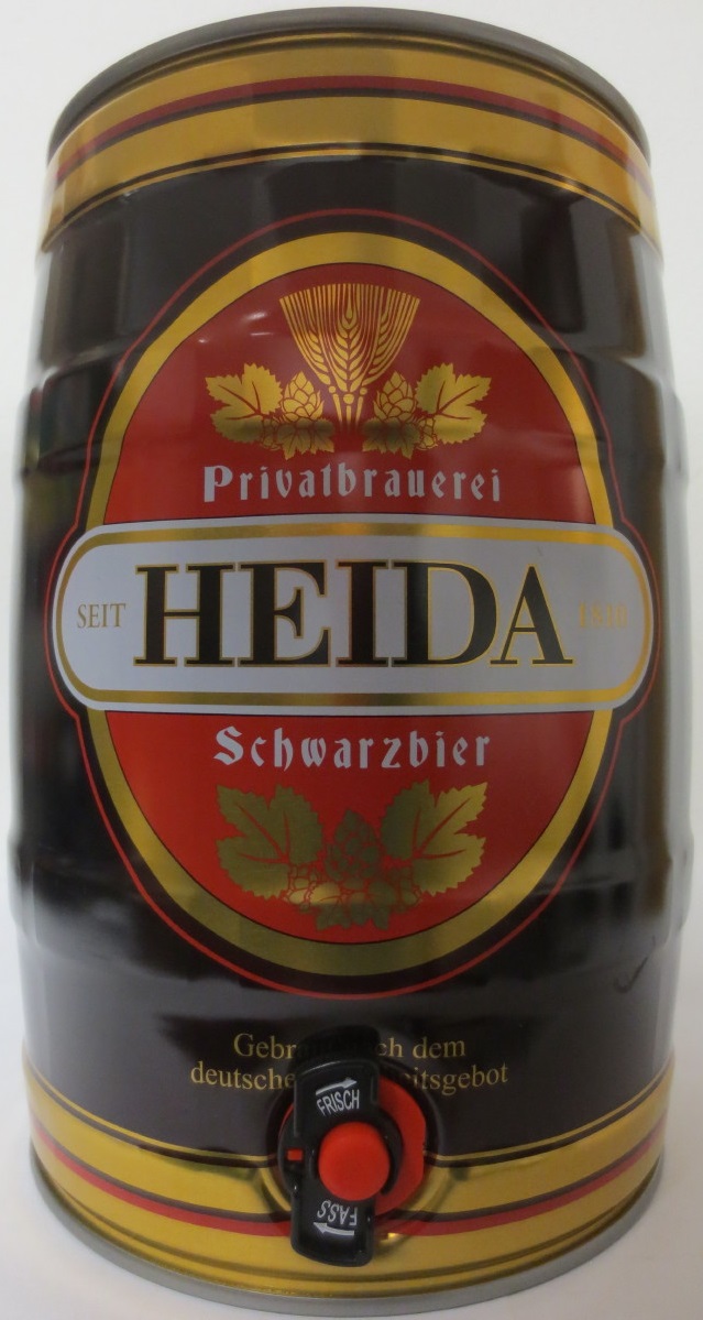 Privatbrauerei HEIDA Schawarzbier (5L) Nr.1