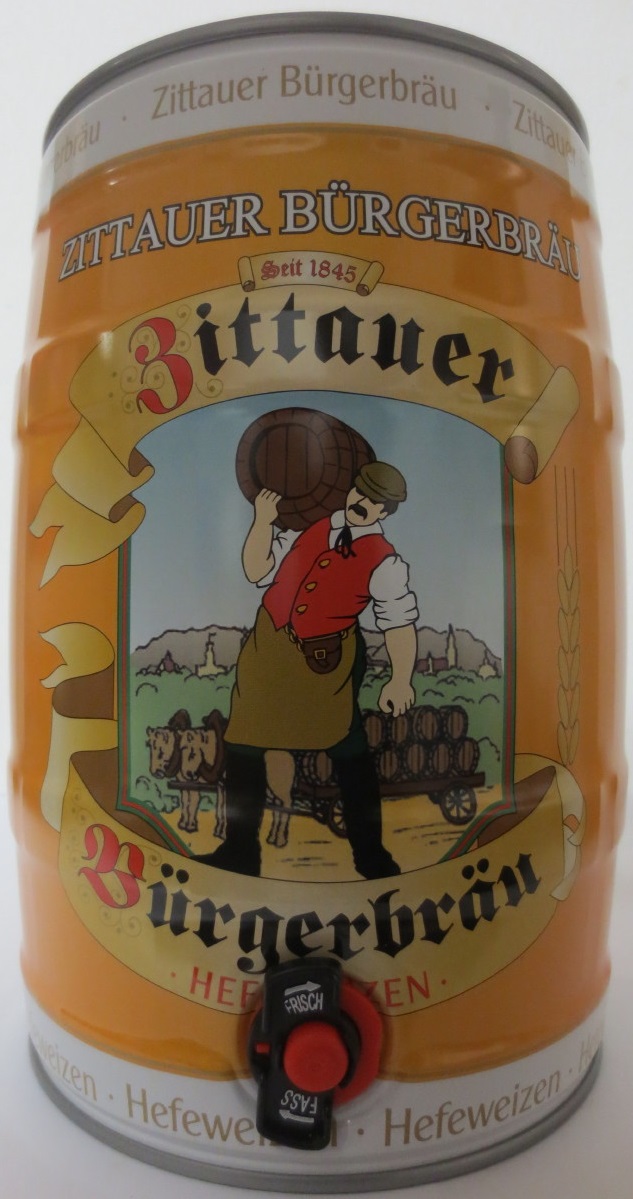 ZITTAUER BÜRGERBRÄU Zittauer Bürgebräu HEFEWEIZEN (5L) Nr.1 