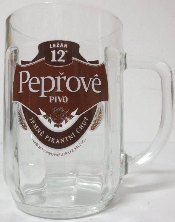 LEŽÁK 12° Pepřové PIVO JEMNÉ PIKANTNÍ CHUTI UVAŘENO V PIVOVARU VELKÉ BŘEZNO (0,5L)