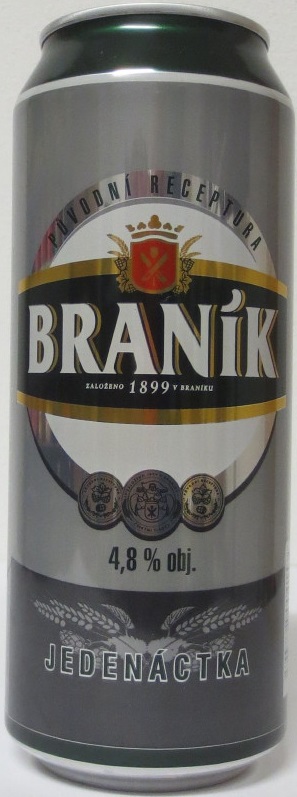 BRANÍK 4,8% obj. JEDENÁCTKA (50cl)