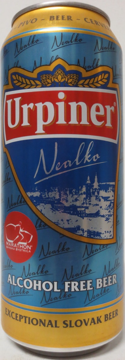 Urpiner Nealko ALCOHOL FREE BEER EXEPTIONAL SLOVAK BEER (50cl) Nr.2
