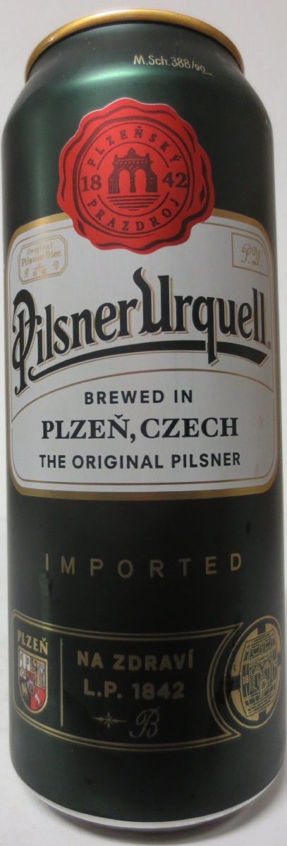 Pilsner Urquell BREWED IN PLZEŇ,CZECH THE ORIGINAL PILSNER IMPORTED (50cl) (B/O) č.2