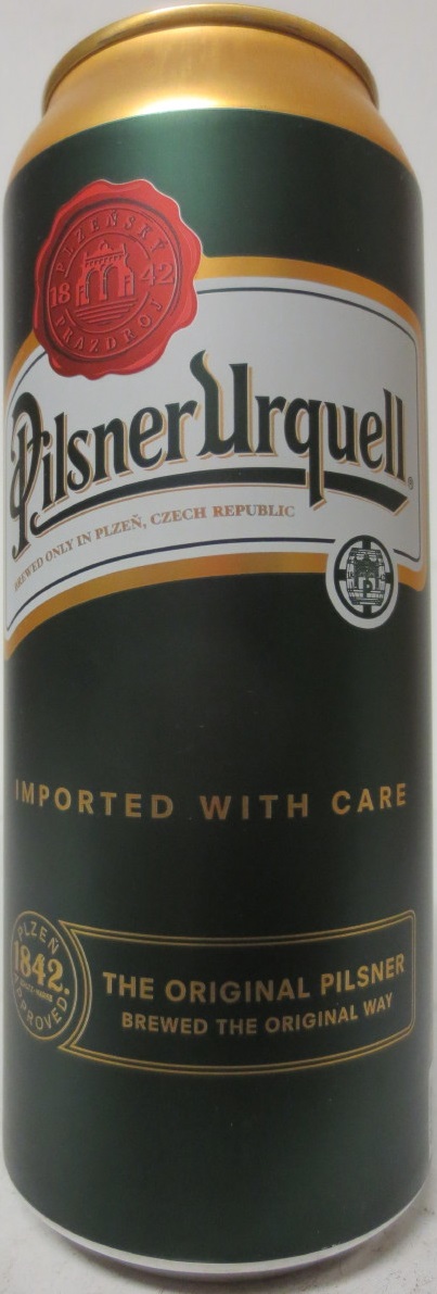 Pilsner Urquell IMPORTET WITH CARE (50cl) (B/O)
