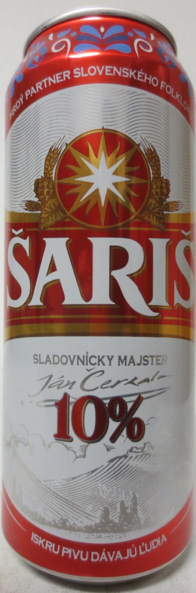 ŠARIŠ 10% (50cl) (B/O) č.3