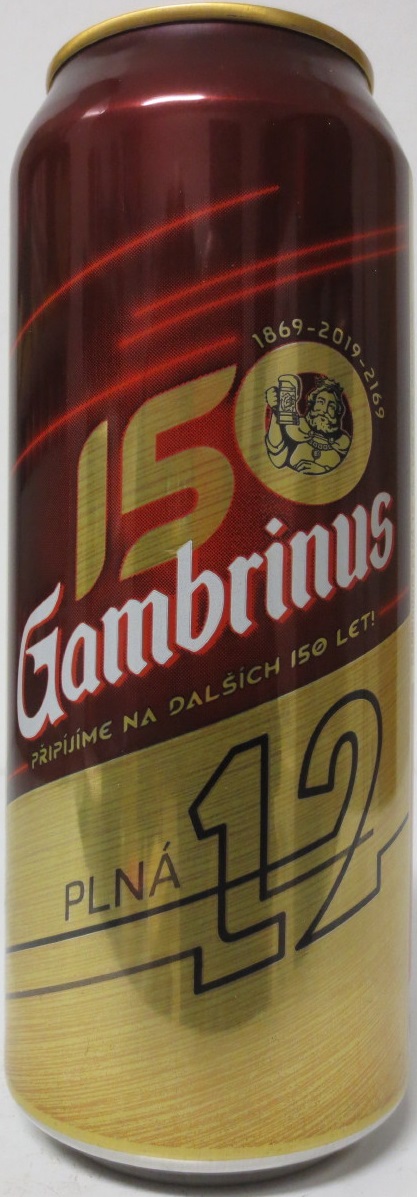 150 Gambrinus PLNÁ 12 (CZ) (50cl) (B/O) č.1