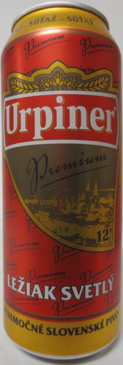 Urpiner Premium LEŽIAK SVETLÝ NAJLEPŠÍ ŠPORT (50cl) (B/O)