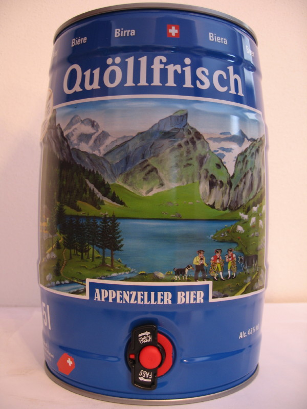 Quöllfrisch APPENZELLER BIER (iris blue)