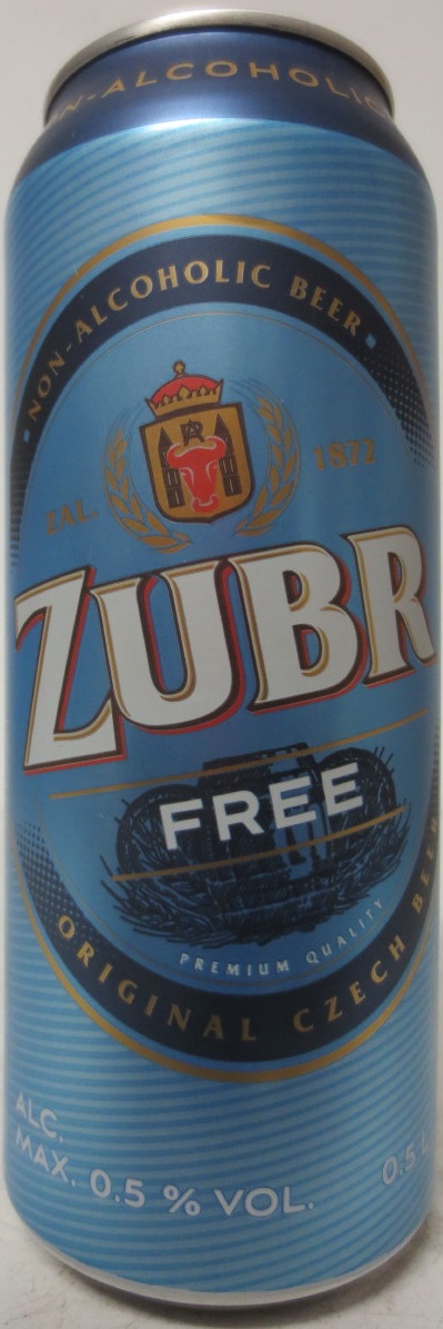 ZUBR FREE PREMIUM QUALITY (50cl) (B/O) č.2